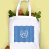 Azeeda 'United Nations Flag' Tote Shopping Bag For Life (BG00068758) view 4