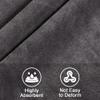 Orighty Bath Towel Pack of 4 - Soft Feel Grey Bath Towel Sets, Highly Absorbent Microfiber Towels for Body, Quick Drying, Microfiber Towels for Sport, Yoga, SPA, Fitness, (27 x 54) view 4