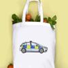 Azeeda 'UK Police Car' Tote Shopping Bag For Life (BG00068720) view 4