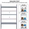 HITOMEN Over The Toilet Storage Cabinet, Bamboo Adjustable 3-Tier Above Toilet Shelf, Stable Freestanding Above Toilet Organizer with 3 Hooks for Bathroom Restroom Laundry Balcony, Grey 67" H view 4