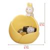 KITCISSL Decorative Tray Key Bowl for Entryway Table, Coffee Table Decor Ornaments Key Tray Rabbit Sculpture Statue Jewelry Display Trays Phone Change Watches Candy Entryway Tray view 3