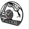 12 Inch Wall Clock Vinyl Record Wall Clock Author Office Room Decor Handicraft Art Music Clock Author Coworker Composer Gift view 2