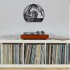 12 Inch Wall Clock Vinyl Record Wall Clock Author Office Room Decor Handicraft Art Music Clock Author Coworker Composer Gift view 3