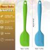 16 Pieces Silicone Spatula, 8.3 inch Small Spatulas Heat-Resistant Non-stick with Stainless Steel Core For Cake Cream Cooking Gadget view 2