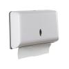 Paper Towel Dispenser Wall Mount, Folded Paper Towel Holder Multifold Commercial Hand Towel Dispenser for Trifold Hand Towels(White) view 1