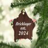 Designsify Christmas Tree Decoration, Bricklayer Established Est. 2024, Star Ornament A, Gifts for Birthday Anniversary Valentines Mom Mothers Fathers Day Party, to Men Women Him Her Friend Mom view 2