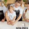 Extra Large silicone Mats, Food-Grade Kids Silicone Placemats Silicone Mats for Kitchen Counter Heat Resistant Mat Dab Mat, Non Stick Silicone Mat for Craft Pastry Baking, 27.6'' x 15.7'', Clear 1Pack view 2