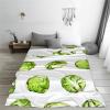 Blanket Brussel Sprouts Print Flannel Blankets Lightweight Soft Fuzzy Plush Blanket for Couch Sofa Bed Living Room Air Conditioning Blanket 40"X30" view 4