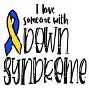 I Love Someone with Down Syndrome | Great Gift Idea|Single |5 Inch Magnet | Made in The USA | Car Auto Tool Box RefrigeratorMagnet |FBMMAG11901 view 1