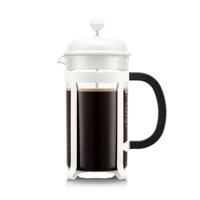 BODUM JAVA 8 Cup 1.0 Litre Cafetiere with Plastic Frame and Lid, SAN