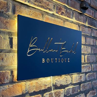 Backlit Custom Sign (12x36 in (rectangle), Daylight White 6000K)