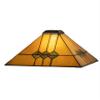 13" Square Martini Mission Shade view 1