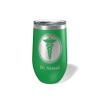 Alterd Industries Doctor Gift - Doctor Gifts for Men Women, Dr. Gifts Doctor Cup, Tumbler, Water Bottle, Accessories, Kit, Personalized Doctor Set (Doctor, Green, 12oz Wine Tumbler) view 1