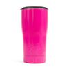 Silver Buffalo Double Walled Vacuum Insulated Stainless Steel Tumbler With Easy Sip Lid Keeps Hot and Cold, Travel Coffee Mug Clear Lid, 20 Ounces, Matte Pink view 1