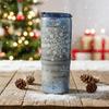 20 oz Peekaboo Say It Ain't Snow Winter Season Chrismas Holiday Handmade Stainless Steel Insulated Epoxy Tumbler view 2