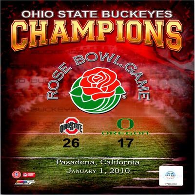 Autograph Warehouse 725979 8 x 10 in. Ohio State Buckeyes 2010 Rose Bowl Champions Photofile Licensed No.2 Photo