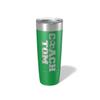 Alterd Industries Soccer Coach Gift - Soccer Coach Gifts Tumbler | soccer coach gifts for men | Girls Soccer Coach Gifts | Soccer coach ideas (Soccer Stacked, Green, 20oz Tumbler) view 1