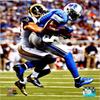 Autograph Warehouse 725883 8 x 10 in. Calvin Johnson Detroit Lions Legend Photofile Licensed No.1 Photo view 1