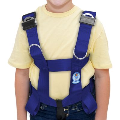EZ-ON Products MAXPV Houdini Proof Durable Personal Vehicle User-Friendly Safety Transportation Vest with Seat Belt Loops and Mount. Meets NHTSA Regulation. (Dark Blue, Extra-Small)