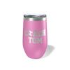 Alterd Industries Soccer Coach Gift - Soccer Coach Gifts Tumbler | soccer coach gifts for men | Girls Soccer Coach Gifts | Soccer coach ideas (Soccer Stacked, Lilac, 12oz Wine Tumbler) view 1