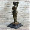 EUROPEAN BRONZE Art Deco Sculpture Nude Woman Female Body Bronze Statue Lost Wax Method Figurine Gift Deal Handmade Art view 3