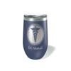 Alterd Industries Doctor Gift - Doctor Gifts for Men Women, Dr. Gifts Doctor Cup, Tumbler, Water Bottle, Accessories, Kit, Personalized Doctor Set (Doctor, Navy, 12oz Wine Tumbler) view 1