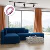 METALLIXITY Curtain Grommets, (1.5 Inch) 6Pcs, Plastic Drapery Roman Ring - for Household Window Door Rods, Purple view 3