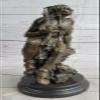 EUROPEAN BRONZE Art Deco Western Old West Indian Chief Warrior Bronze Sculpture Bust Figurine Gift Deal Handmade Art view 3