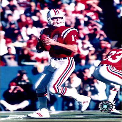 Autograph Warehouse 725963 8 x 10 in. Steve Grogan New England Patriots Quarterback Photofile Licensed Photo