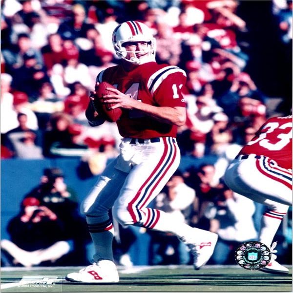 Autograph Warehouse 725963 8 x 10 in. Steve Grogan New England Patriots Quarterback Photofile Licensed Photo