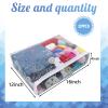 20Pcs Large Clear Vinyl Zippered Storage Bags With Handle - 16*12*4Inch Blankets Organizer for Sweater, Bed Sheet, Pillow - Plastic Bags With Zipper for Closet, Linen view 2