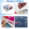 20Pcs Large Clear Vinyl Zippered Storage Bags With Handle - 16*12*4Inch Blankets Organizer for Sweater, Bed Sheet, Pillow - Plastic Bags With Zipper for Closet, Linen view 3