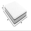 Yogabed ThermaCool Gel Memory Foam Mattress With CertiPUR Certified Foam Core for Support, Copper Regulates Temperature & Open-Cell Foam Technology Allows Airflow & Shifts Heat Away From Body: Twin XL view 2