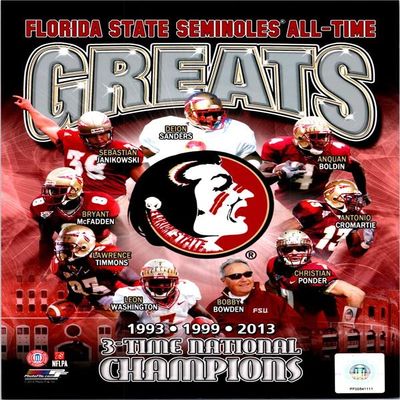 Autograph Warehouse 725898 8 x 10 in. Florida State Seminoles All Time Greats Champions Photofile Licensed Photo