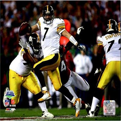 Autograph Warehouse 725862 8 x 10 in. Ben Roethlisberger Steelers Super Bowl XLIII Photofile Licensed Photo