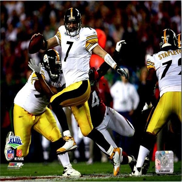 Autograph Warehouse 725862 8 x 10 in. Ben Roethlisberger Steelers Super Bowl XLIII Photofile Licensed Photo
