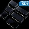8 Sets Acrylic Display Risers U Shaped Clear Product Stand Transparent Cake Dessert Candy Perfume Stand Shelves Display Shelf for Collectibles Table Showcase Box Food Glass Organize and Decoration view 2