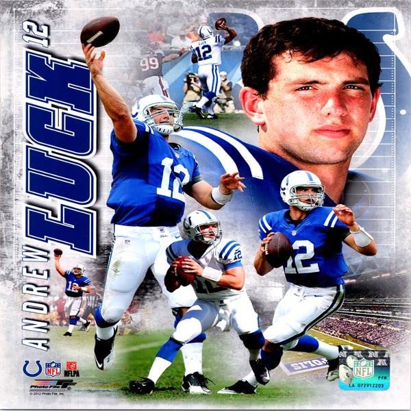 Autograph Warehouse 725874 8 x 10 in. Andrew Luck Indianapolis Colts Quarterback Photofile Licensed No.3 Photo