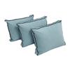 Cover ONLY Model V3 Full Velvet Contrast Pipe Indoor Daybed Mattress Cushion AD355 view 4