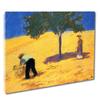 August MackeTree in the CornfieldExpressionism Canvas Wall Art Room Home Wall Decor for Bedroom Positive Posters Ready To Hang 70x85cm28x33inch Framed view 1