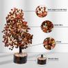Amazing Gemstone Crystals and Healing Stones Birthday Gifts for Women - Red Jasper Crystal Tree of Life Home Decor Stocking Stuffers, Bookshelf, Room, Meditation Gift for Dad, Unique Birthday Gifts view 3