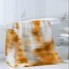 Anzona Orange Striped Oil Painting 3 Piece Bath Towels Set, Modern White Abstract Art Aesthetics Soft & Absorbent Towel for Bathroom, (1 Bath Towel 30x60, 1 Hand Towel 16x28, 1 Washcloth 13x13) view 3