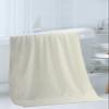 Beige Ombre Cream 3 Piece Bath Towels Set, Modern Striepd Abstract Aesthetics Soft & Absorbent Towel for Bathroom, Hotel (1 Bath Towel 30x60, 1 Hand Towel 16x28, 1 Washcloth 13x13) view 3