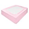 Velosso StretchWrap Box Spring Cover - 100% Egyptian Cotton Wrap Around 4 Sides for Hotel & Home, Fits Box Springs up to 10 - King, Light Pink view 1