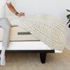 Velosso StretchWrap Box Spring Cover - 100% Egyptian Cotton Wrap Around 4 Sides for Hotel & Home, Fits Box Springs up to 10 - King, White view 3
