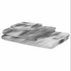Anzona Black Striped Oil Painting 3 Piece Bath Towels Set, Modern White Abstract Art Aesthetics Soft & Absorbent Towel for Bathroom, Hotel (1 Bath Towel 30x60, 1 Hand Towel 16x28, 1 Washcloth 13x13) view 2