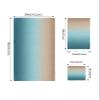 Navy Brown Ombre 3 Piece Bath Towels Set, Teal Gradient Color Modern Abstract Art Soft & Absorbent Towel for Bathroom, Hotel (1 Bath Towel 30x60, 1 Hand Towel 16x28, 1 Washcloth 13x13) view 4