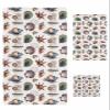 Anzona Summer Beach 3 Piece Bath Towels Set, Black Ocean Coastal Conch Shell Starfish Soft & Absorbent Towel for Bathroom, Hotel (1 Bath Towel 30x60, 1 Hand Towel 16x28, 1 Washcloth 13x13) view 1
