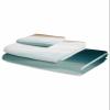 Anzona Brown White Teal Ombre 3 Piece Bath Towels Set, Watercolor Summer Beach Coastal Ocean Soft & Absorbent Towel for Bathroom, Hotel (1 Bath Towel 30x60, 1 Hand Towel 16x28, 1 Washcloth 13x13) view 2