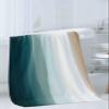 Anzona Brown White Teal Ombre 3 Piece Bath Towels Set, Watercolor Summer Beach Coastal Ocean Soft & Absorbent Towel for Bathroom, Hotel (1 Bath Towel 30x60, 1 Hand Towel 16x28, 1 Washcloth 13x13) view 3
